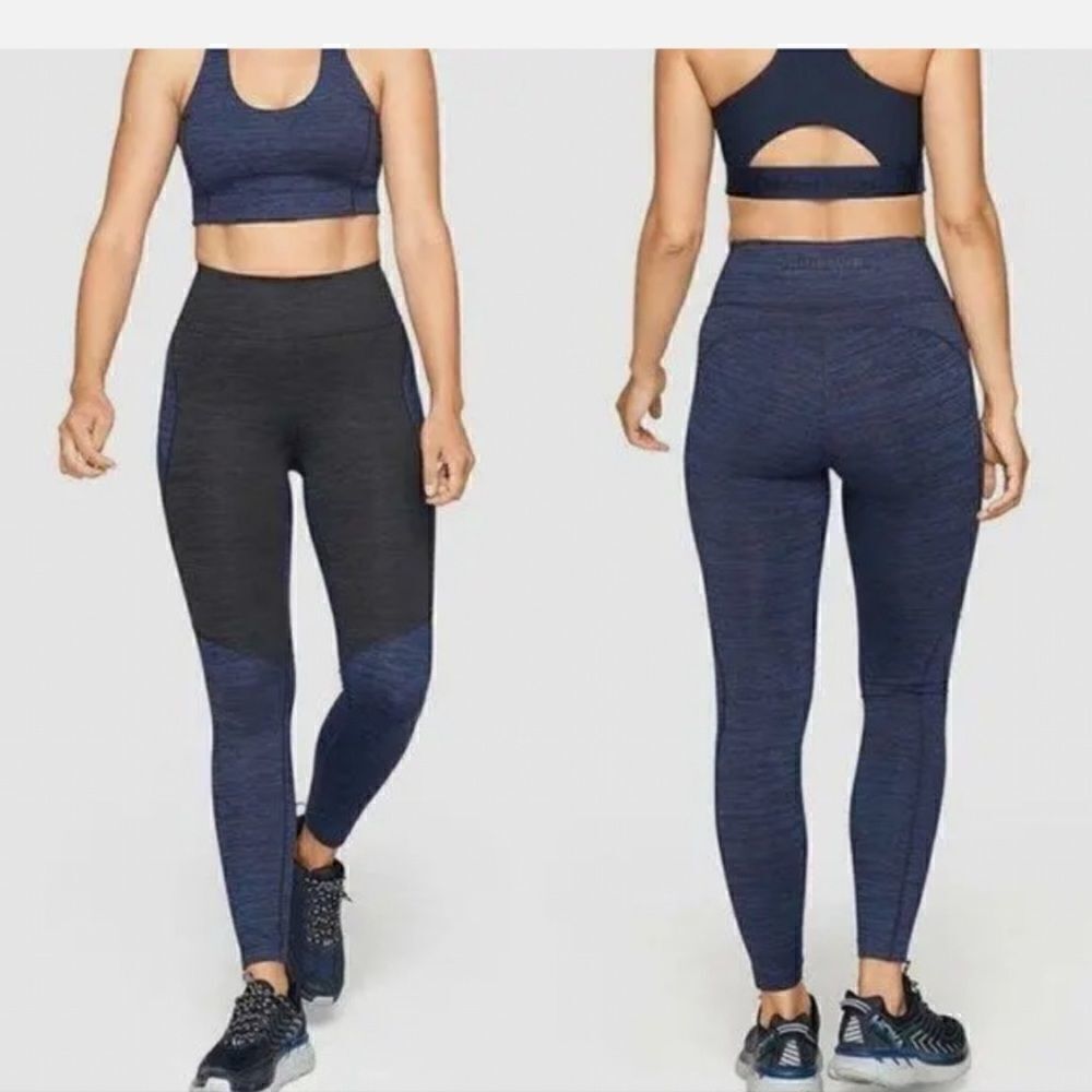 Outdoor Voices High Rise Blue Gray Leggings S